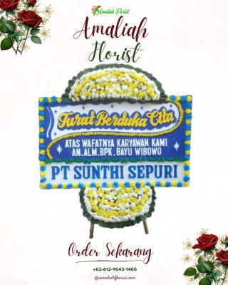 Papan Bunga Duka di Kemanisan