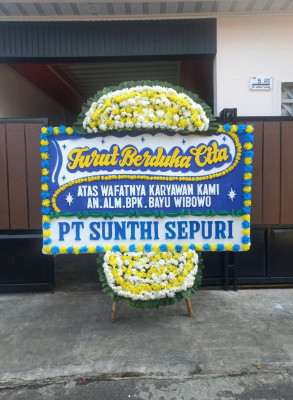 Papan Bunga Duka di Kemanisan